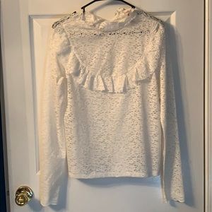 Lace long sleeve top